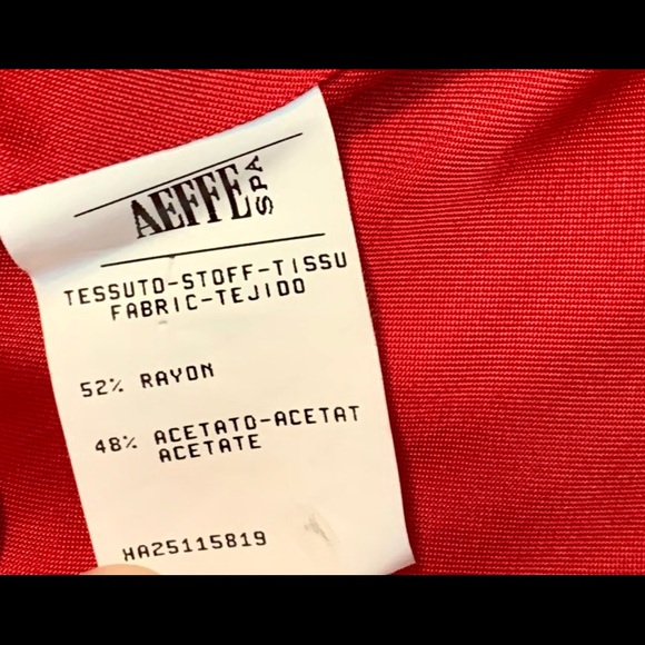 MOSCHINO Vintage Red Jacket w Bow Detail - Picture 9 of 9